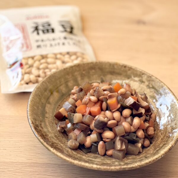 【ナッツレシピ】余った煎り大豆の有効活用編　【五目豆】